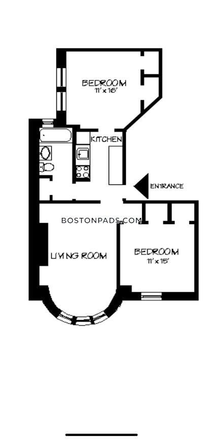 Northeastern/symphony 2 Bed 1 Bath BOSTON Boston - $4,100