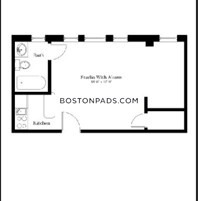 Fenway/kenmore Apartment for rent Studio 1 Bath Boston - $2,200