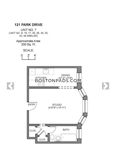 Fenway/kenmore Apartment for rent Studio 1 Bath Boston - $2,450