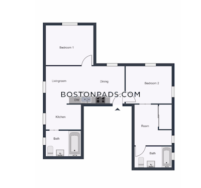 Brighton Apartment for rent 3 Bedrooms 1 Bath Boston - $4,200